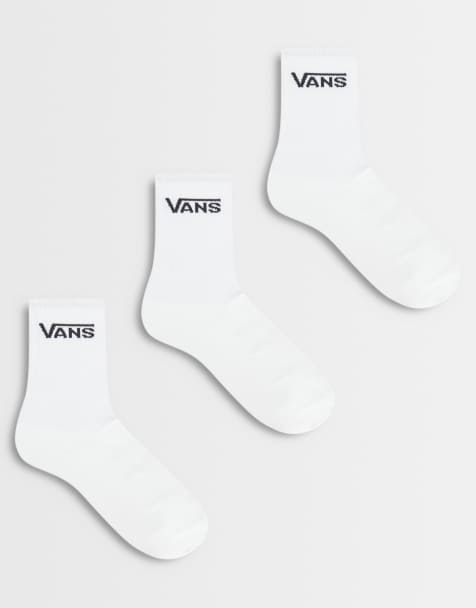 Vans - calcetines Classic Half Crew de 3 pares en blanco - view 1