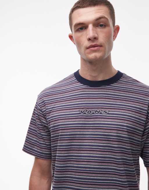 Vans – Cameron – Blårandig t-shirt med korta ärmar, 5 av 5