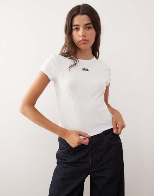 Vans – Cameron – T-Shirt in Weiß, 3 von 4