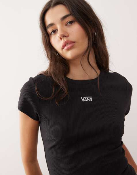 Vans - Cameron - T-shirt in zwart - view 1