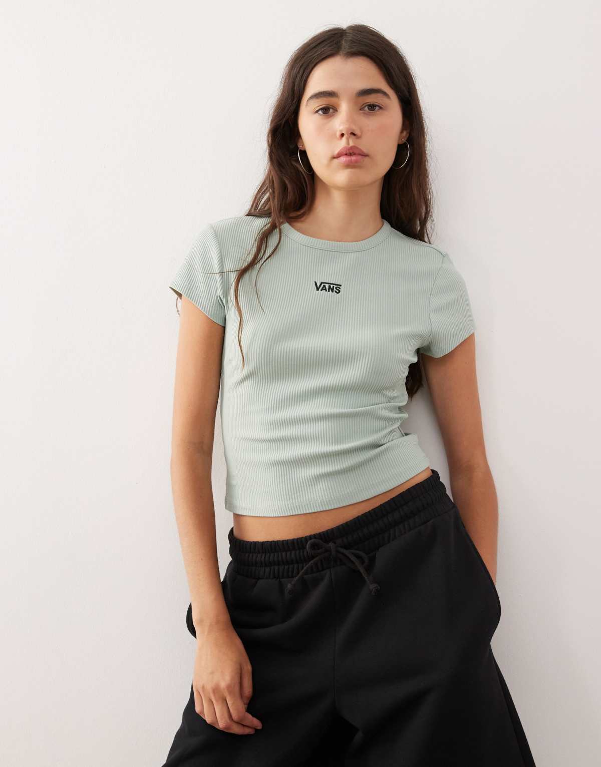 Vans Cameron tee in gray olive