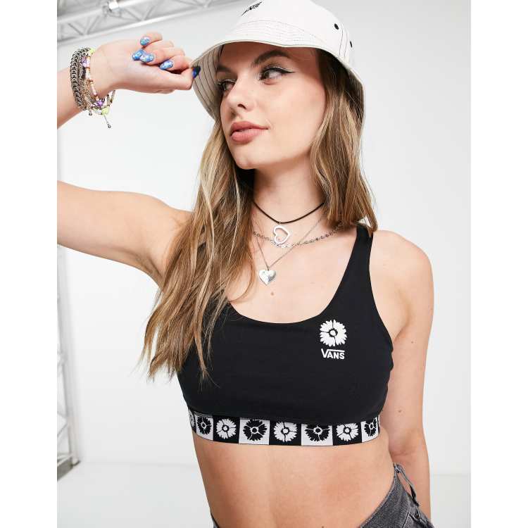 White vans outlet crop top