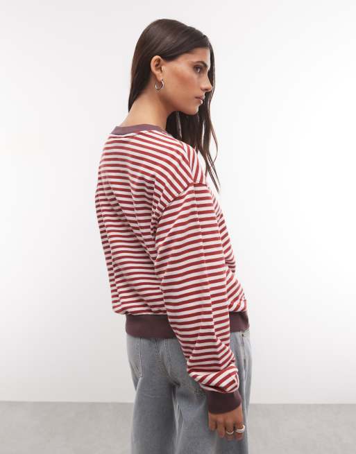 Vans - camisa tipo pullover Molly con cuello panadero en rosa medio, 4 de 4