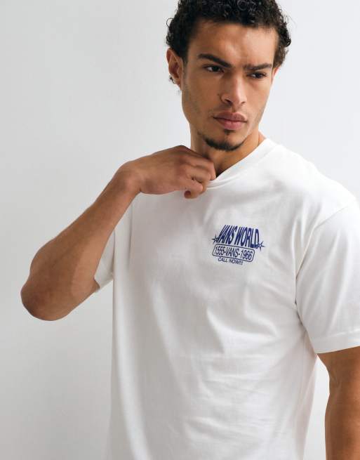 Vans - camiseta blanca con estampado trasero World Intl, 2 de 5
