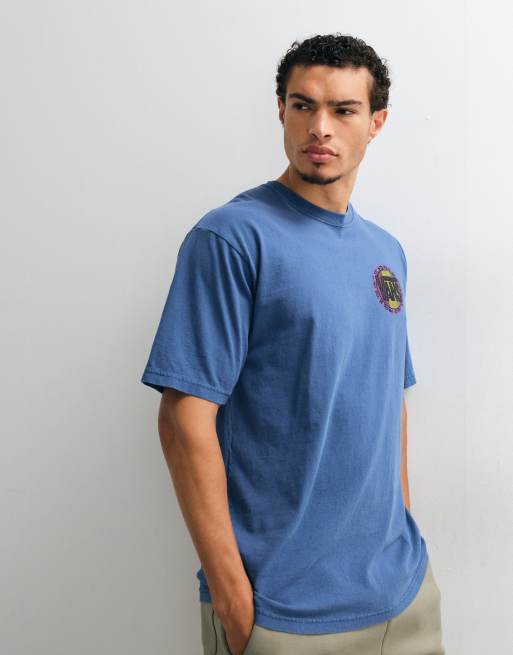 Vans - camiseta con estampado trasero moteado en azul marino, 3 de 5