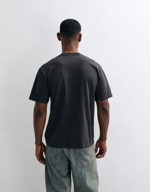 Vans - camiseta de manga corta holgada premium en negro, 2 de 5