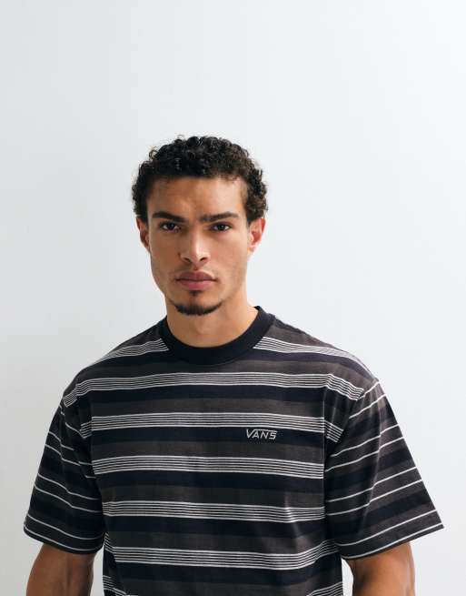 Vans - camiseta de punto a rayas negras Pismo, 2 de 5