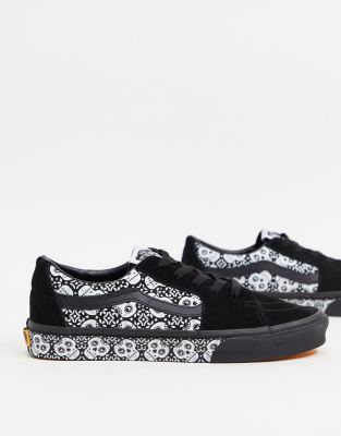 skull old skool vans