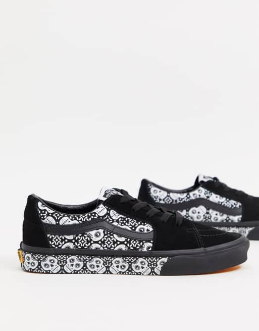 Vans store black skull