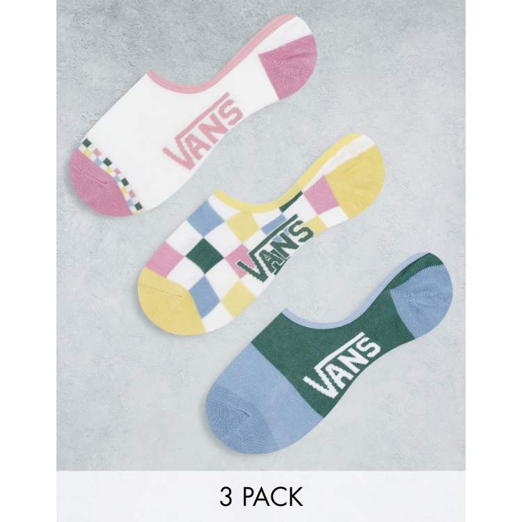 Vans Canoodle Lot de 3 paires de chaussettes a carreaux Multicolore ASOS