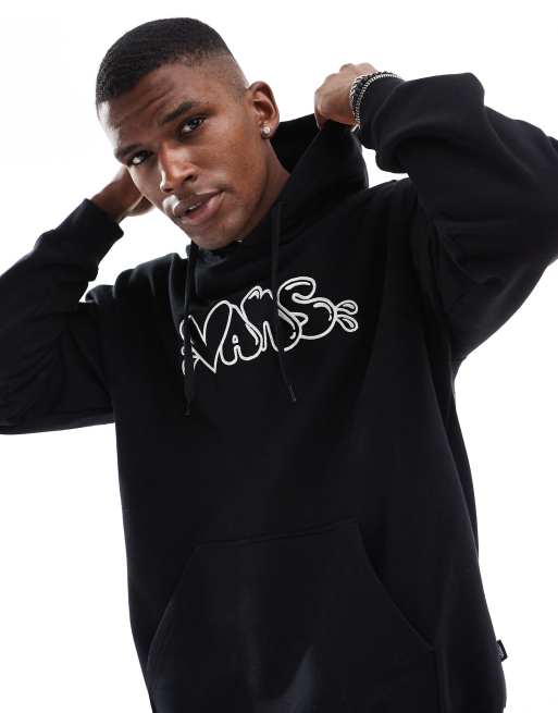 Vans - Caps - Losse hoodie in zwart