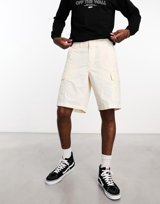 Vans cargo shorts in off white Utility pack Exclusive to Asos