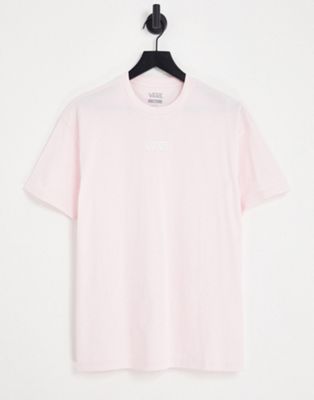 Vans center chest logo t-shirt in pink