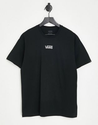 Vans unisex Center drop t-shirt in black