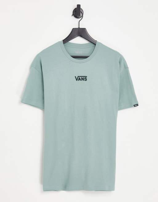 Vans Center drop t-shirt in blue 