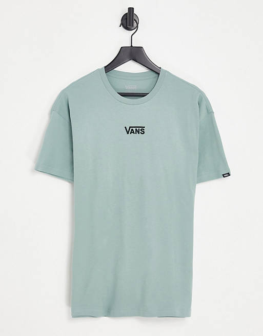 Vans - Center Drop - T-shirt met logo in blauw 