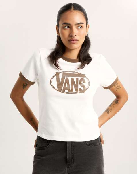 Vans - Center - T-shirt à bords contrastants - Aigrette - view 1