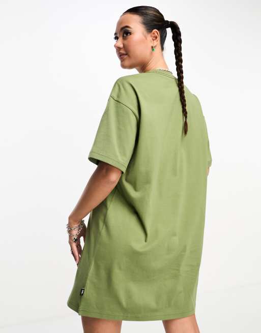 Robe tee shirt online verte