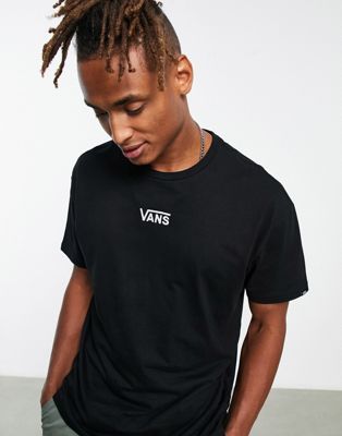 Vans Center V t-shirt in black  - ASOS Price Checker