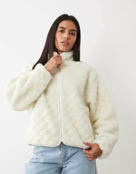 Vans - chaqueta bomber blanca - view 1