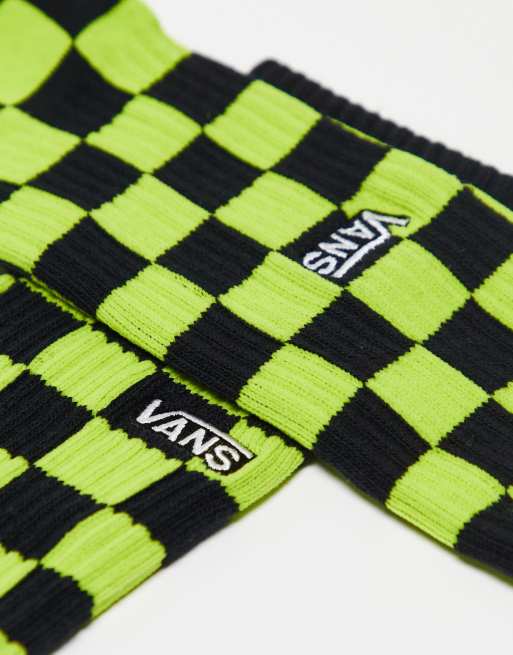 Vans Chaussettes damier Jaune noir ASOS