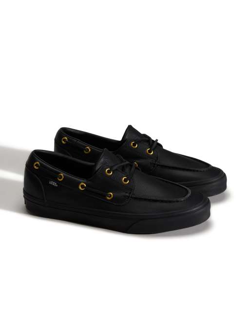 Vans - Chaussures bateau à 2 œillets - Noir, 2 de 4