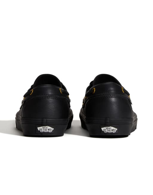Vans - Chaussures bateau à 2 œillets - Noir, 3 de 4