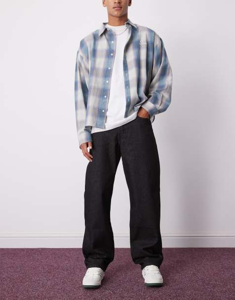 Vans Check-5 loose denim pant in black rinse