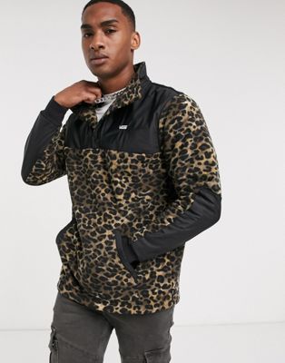 vans leopard print jacket