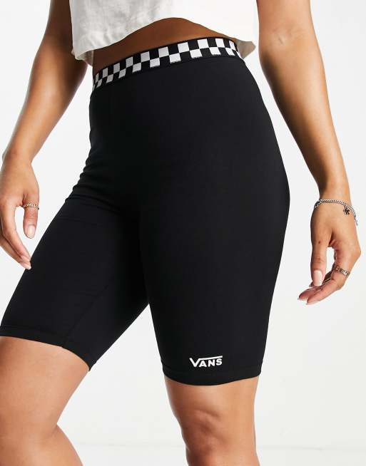 Vans Checked Out legging shorts co ord in black ASOS