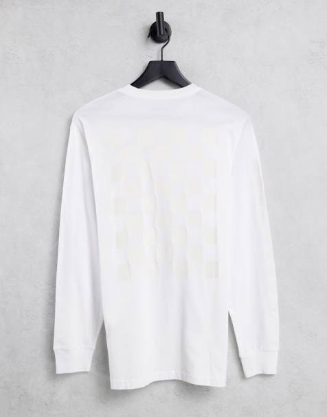 Vans Checkerboard 21 tonal checkerboard back print t-shirt in white - view 1