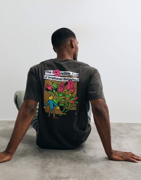 Vans Checkerboard behaviour short sleeve t-shirt in black - view 1