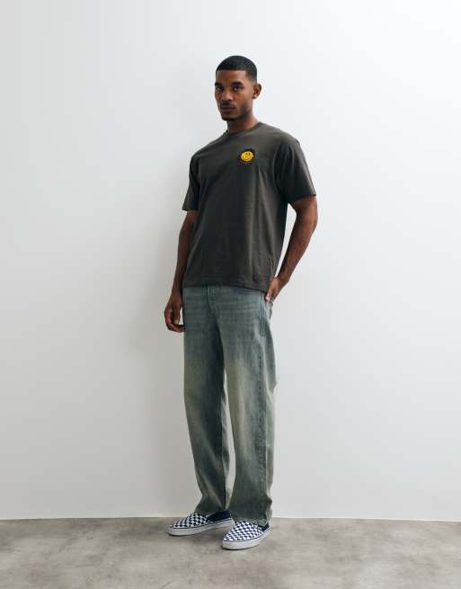 Vans Checkerboard behaviour short sleeve t-shirt in black, 3 of 5