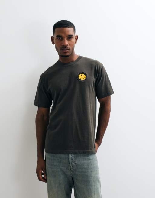 Vans Checkerboard behaviour short sleeve t-shirt in black, 5 of 5
