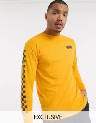 long sleeve yellow vans shirt