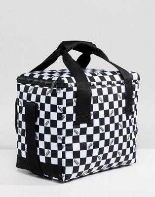 vans checkerboard lunch bag