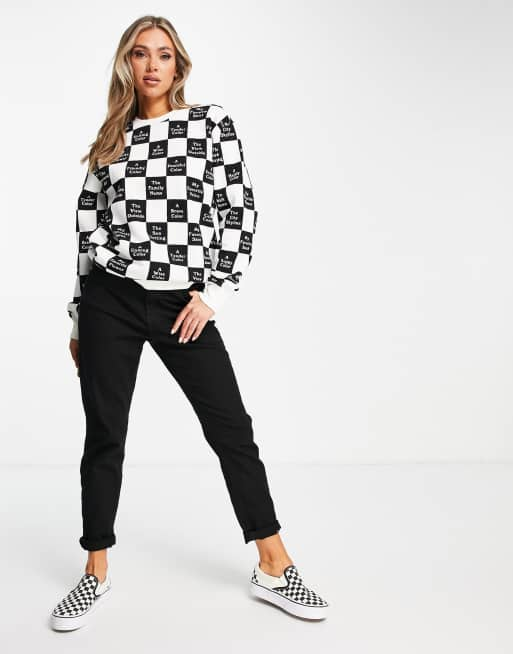 Vans cheap checkered sweatshirt