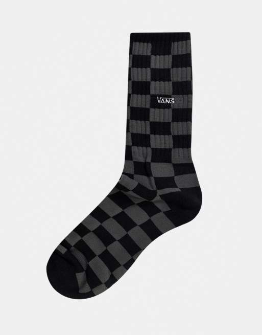 Vans Checkerboard II Socken mit Schachbrettmuster in Schwarz und Grau ASOS