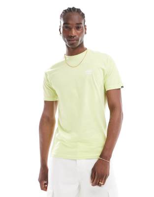 Vans Vans checkerboard left chest logo short sleeve t-shirt in bright green