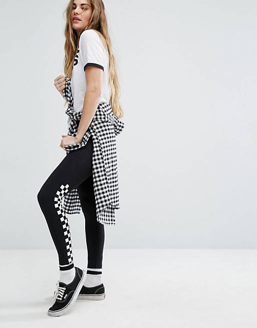 checkered vans outfit leggings｜TikTok Search