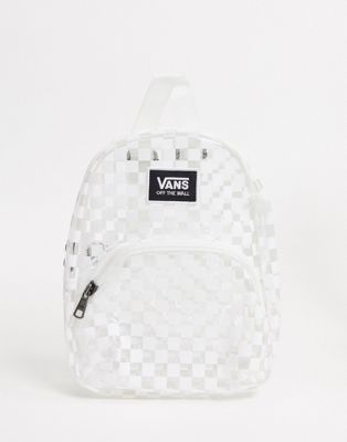 vans checkerboard mini backpack