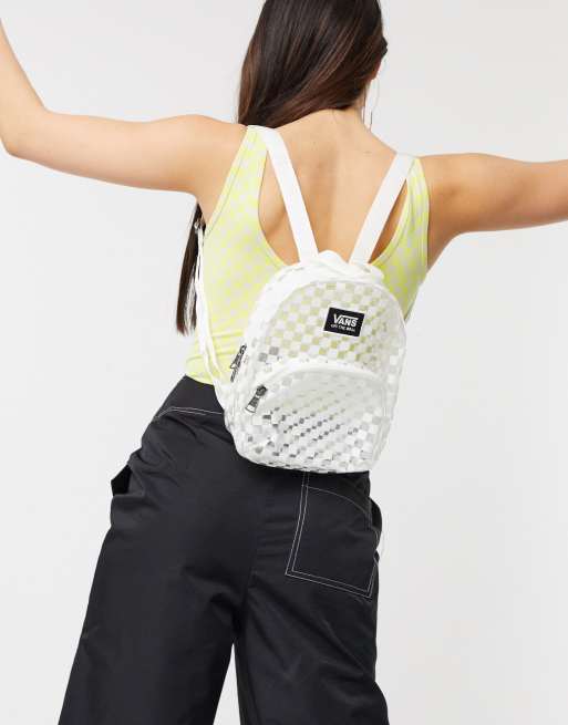 Luxe Checkered Mini Backpack