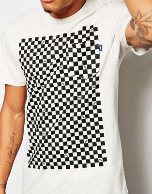 checkerboard vans t shirt