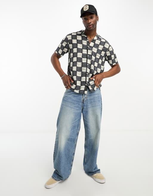 Checkerboard 2024 mens shirt