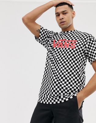 vans checkerboard shirt mens