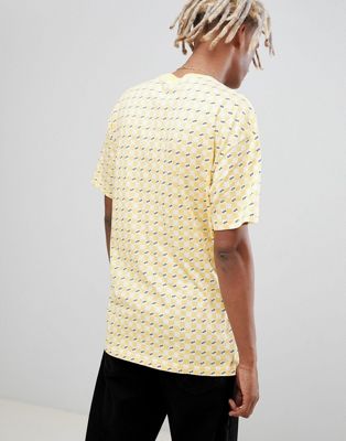 vans yellow checkerboard shirt