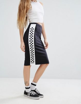vans checkered skirt