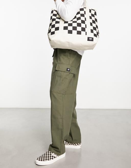 Knitted Checkered Tote Bag By GY Studios