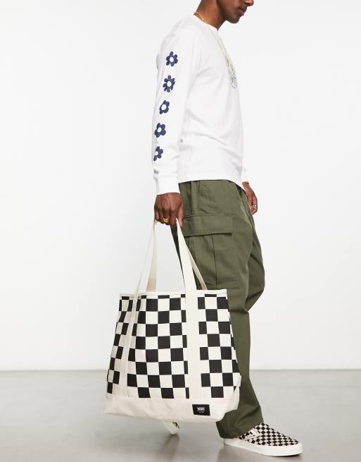 Black and white checkered best sale vans bag