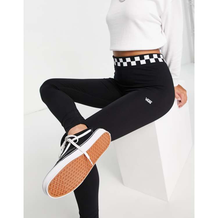 Vans checkmate leggings in black